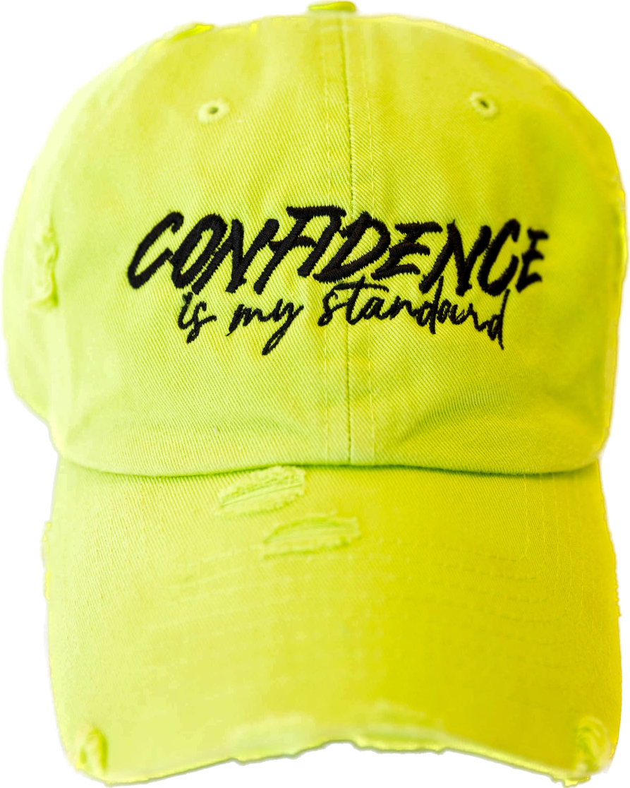“Confidence Is My Standard” Vintage Dad Hat