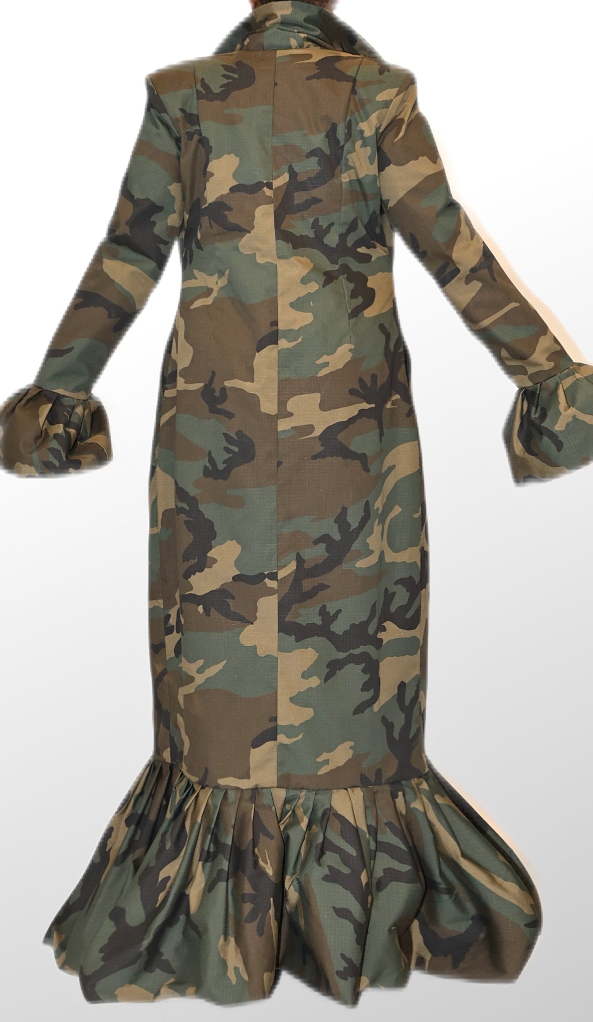 Naomi Camouflage Duster Coat