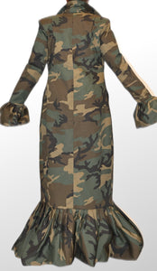 Naomi Camouflage Duster Coat