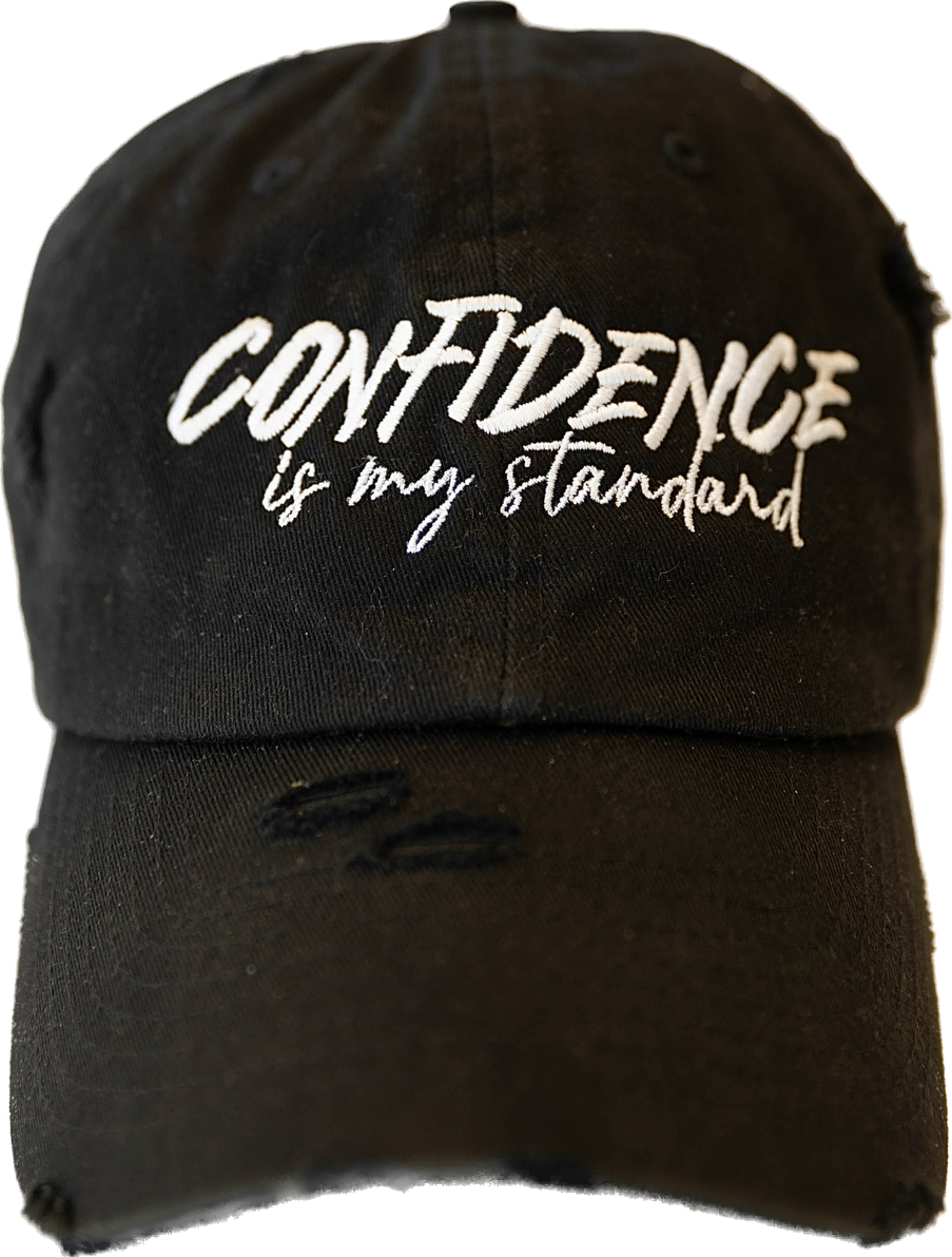 “Confidence Is My Standard” Vintage Dad Hat