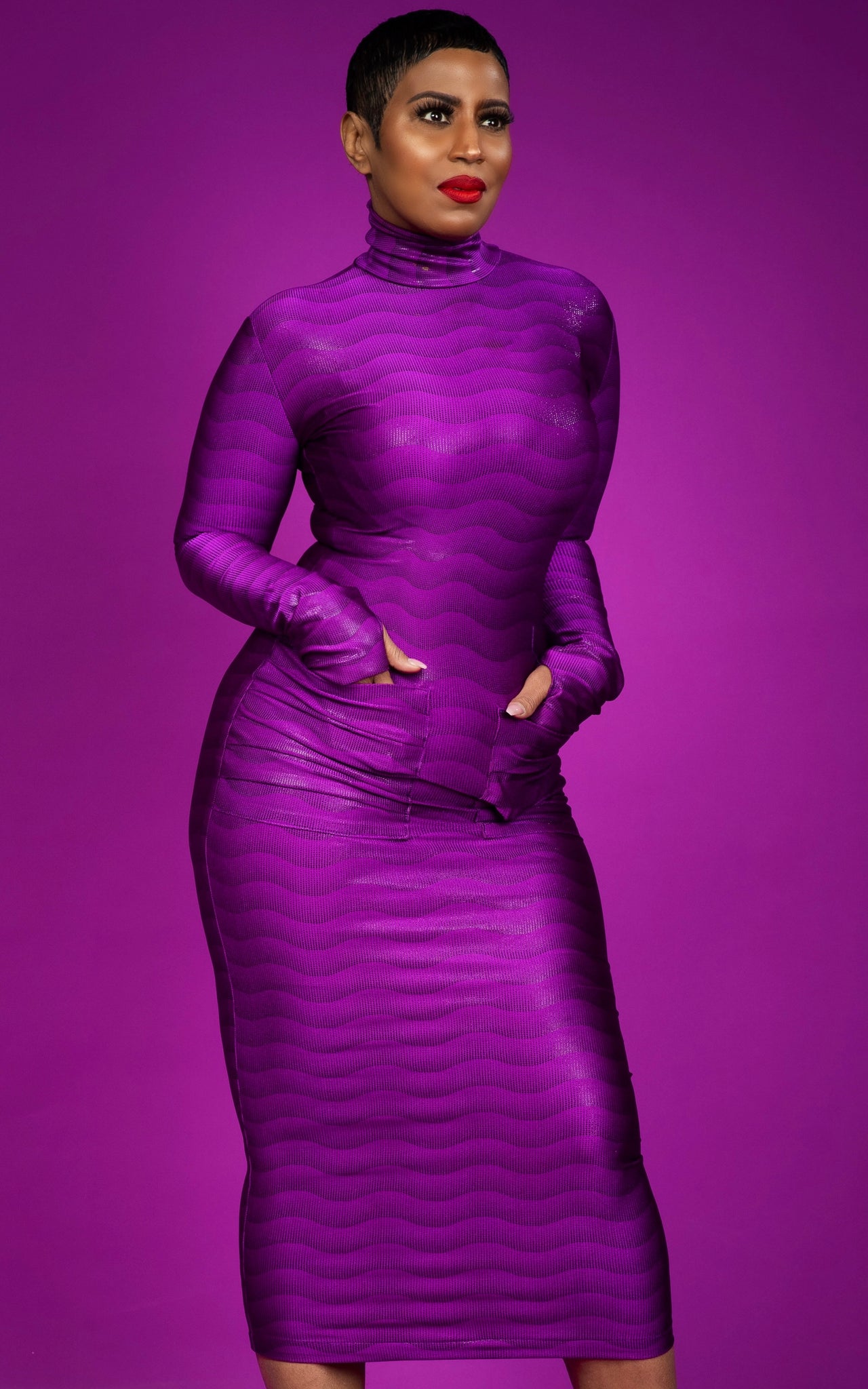 Mila Midi Dress With Pockets